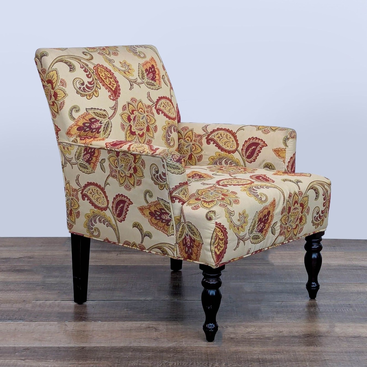 Classic Floral Armchair - image-1
