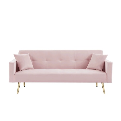Used Pink Futon Couch for sale on AptDeco