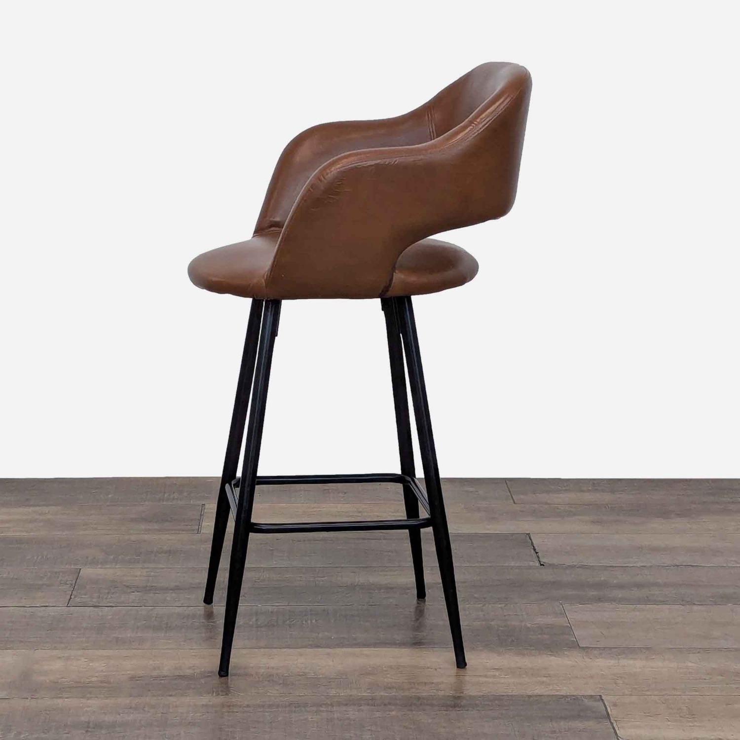 Lumisource Faux Leather Bar Stool - image-5