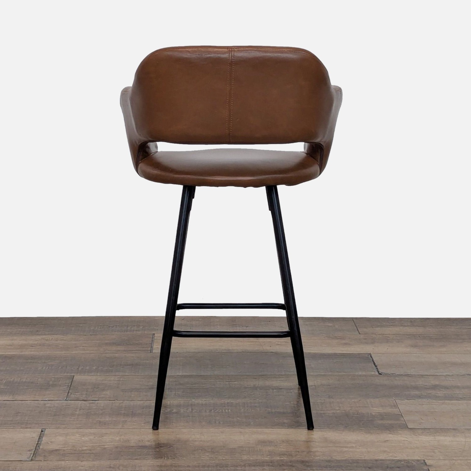 Lumisource Faux Leather Bar Stool - image-4