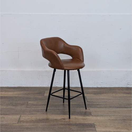 Used Lumisource Faux Leather Bar Stool for sale on AptDeco