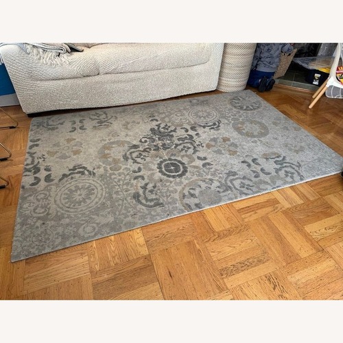Used Pottery Barn Talia 5x9 Wool Area Rug for sale on AptDeco
