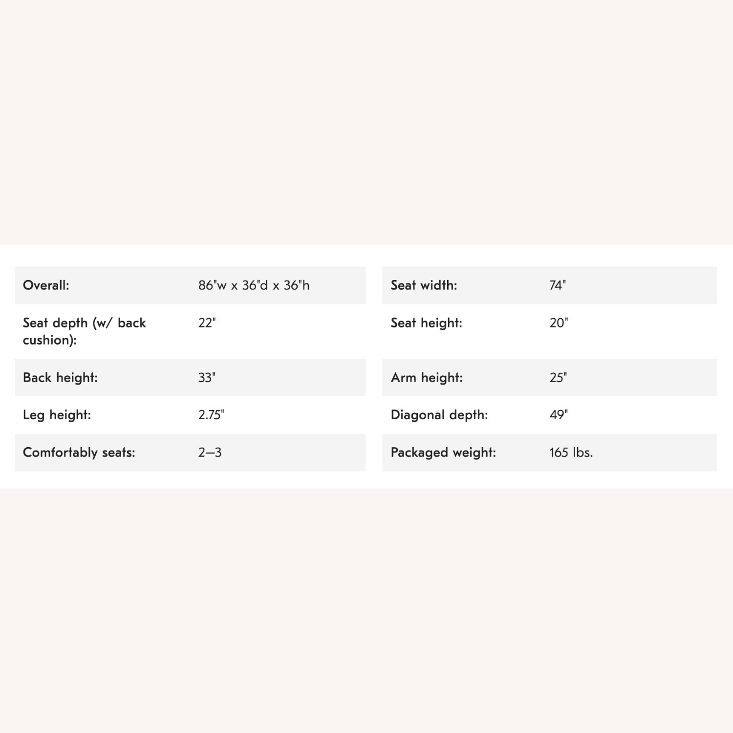 West Elm Henry Light Gray Velvet 3+ Seater Sofa - image-6