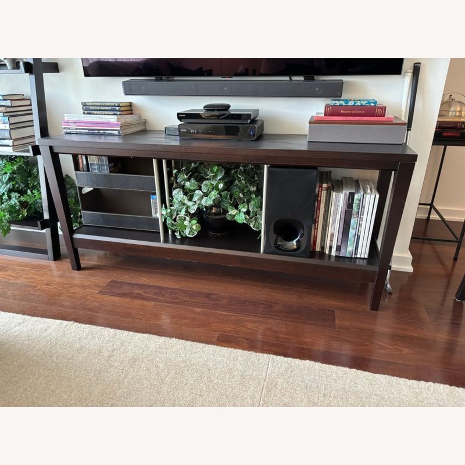 Baronet Furniture Wood Console Table with Metal - image-6