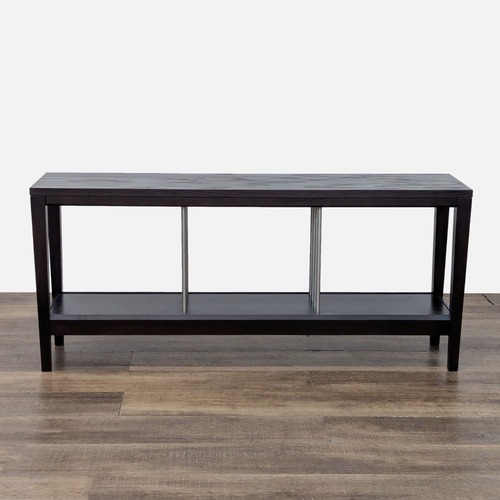Used Baronet Furniture Wood Console Table with Metal for sale on AptDeco
