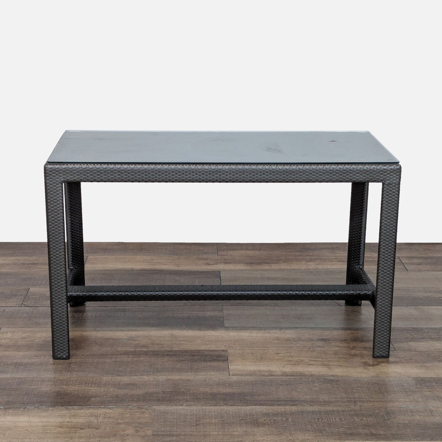 Dedon 4-Piece Outdoor Rattan Dining Table  - image-2