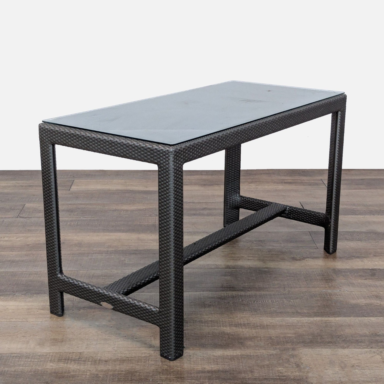 Dedon 4-Piece Outdoor Rattan Dining Table  - image-3