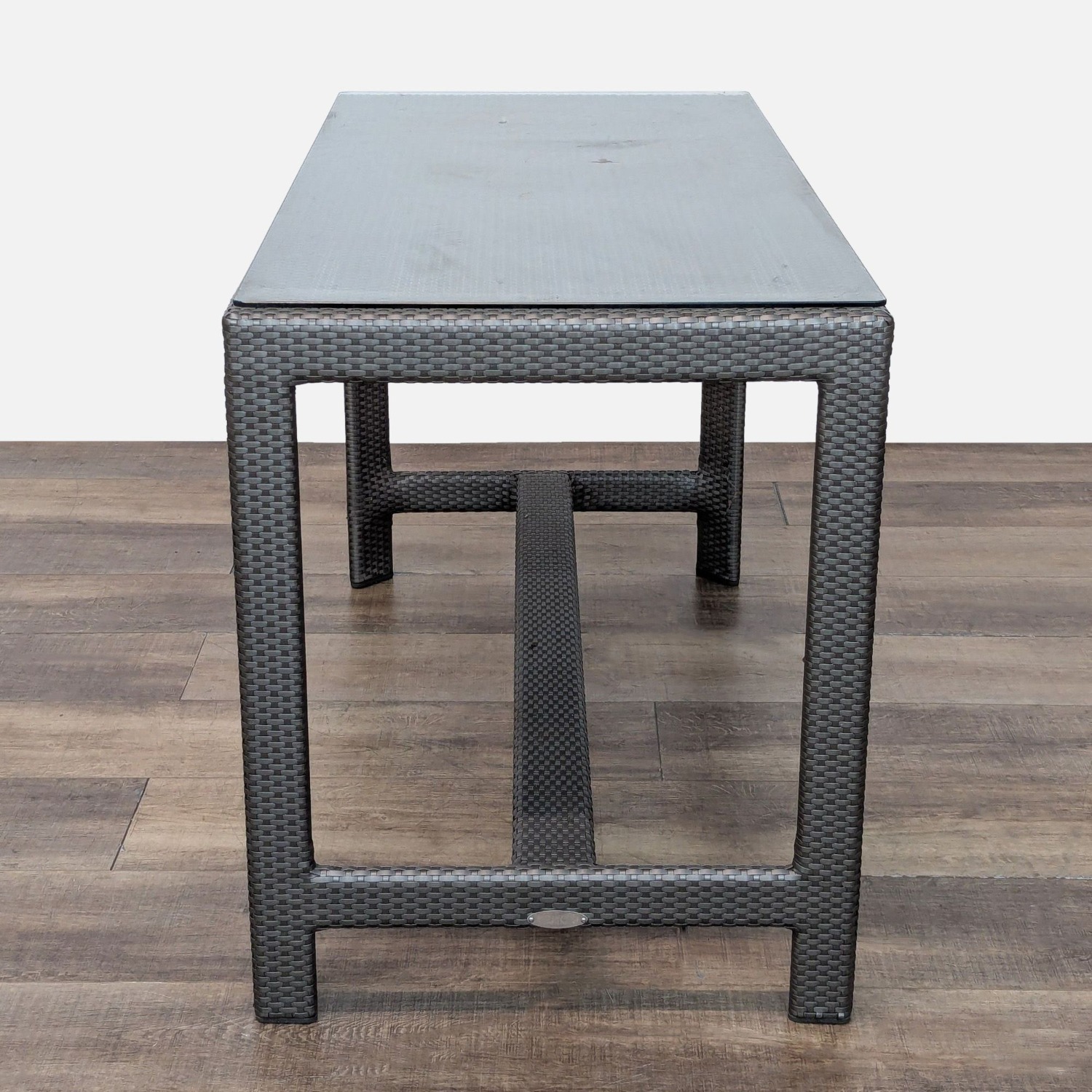 Dedon 4-Piece Outdoor Rattan Dining Table  - image-4