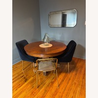Antique Round Wood Dining Table