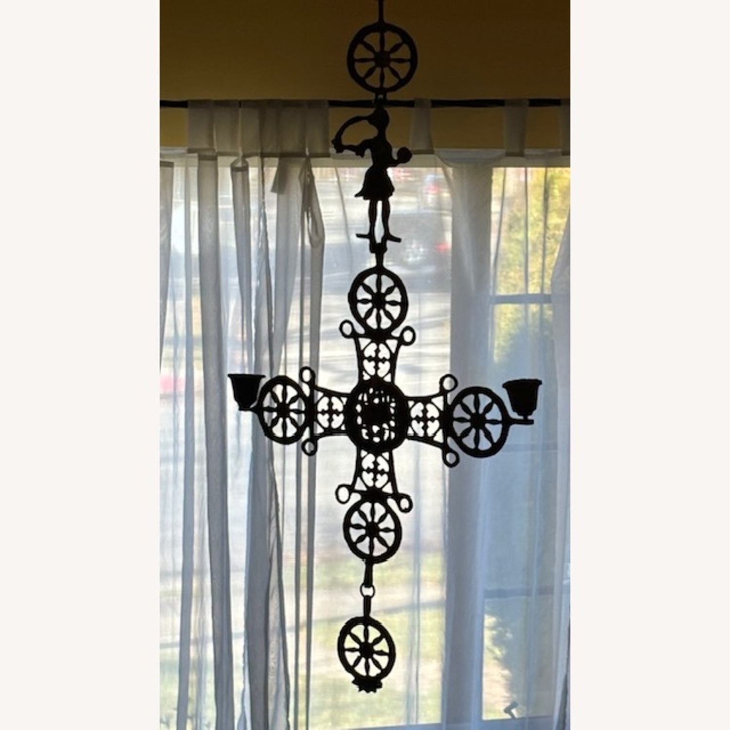 Byzantine Cross Candle Holder - image-2