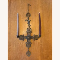 Byzantine Cross Candle Holder
