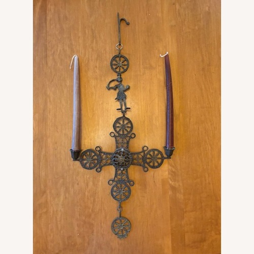 Used Byzantine Cross Candle Holder for sale on AptDeco