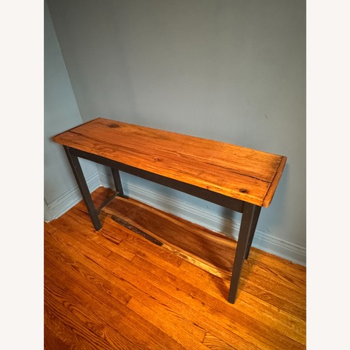 Used Vintage/Antique Reclaimed Wood Console Table for sale on AptDeco