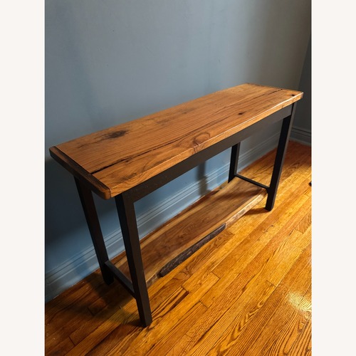 Used Vintage/Antique Reclaimed Wood Console Table for sale on AptDeco