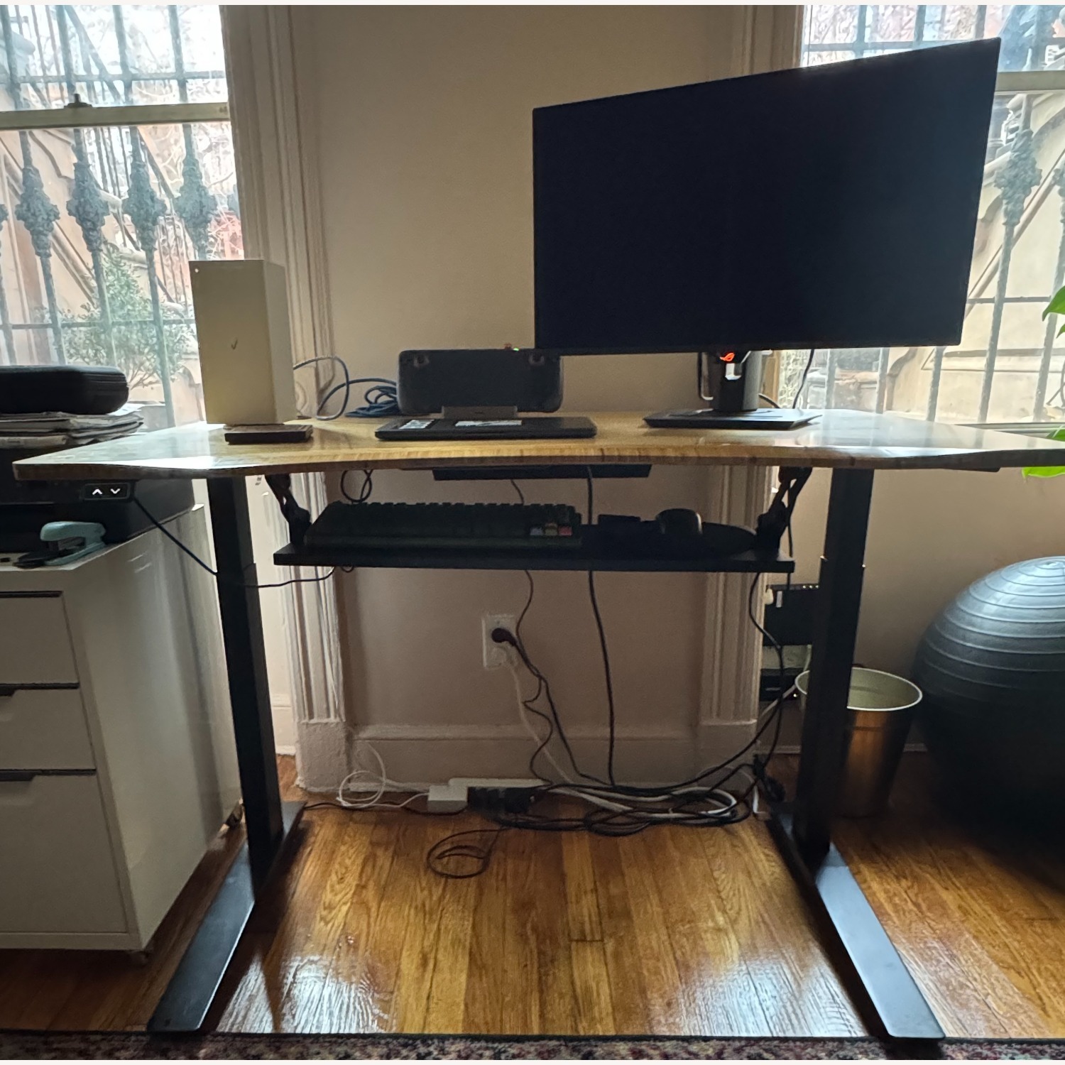 Herman Miller Jarvis Bamboo Standing Desk - image-1