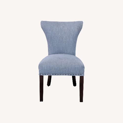 Used Upholstered Dining Chair with Nailhead Trim	 for sale on AptDeco