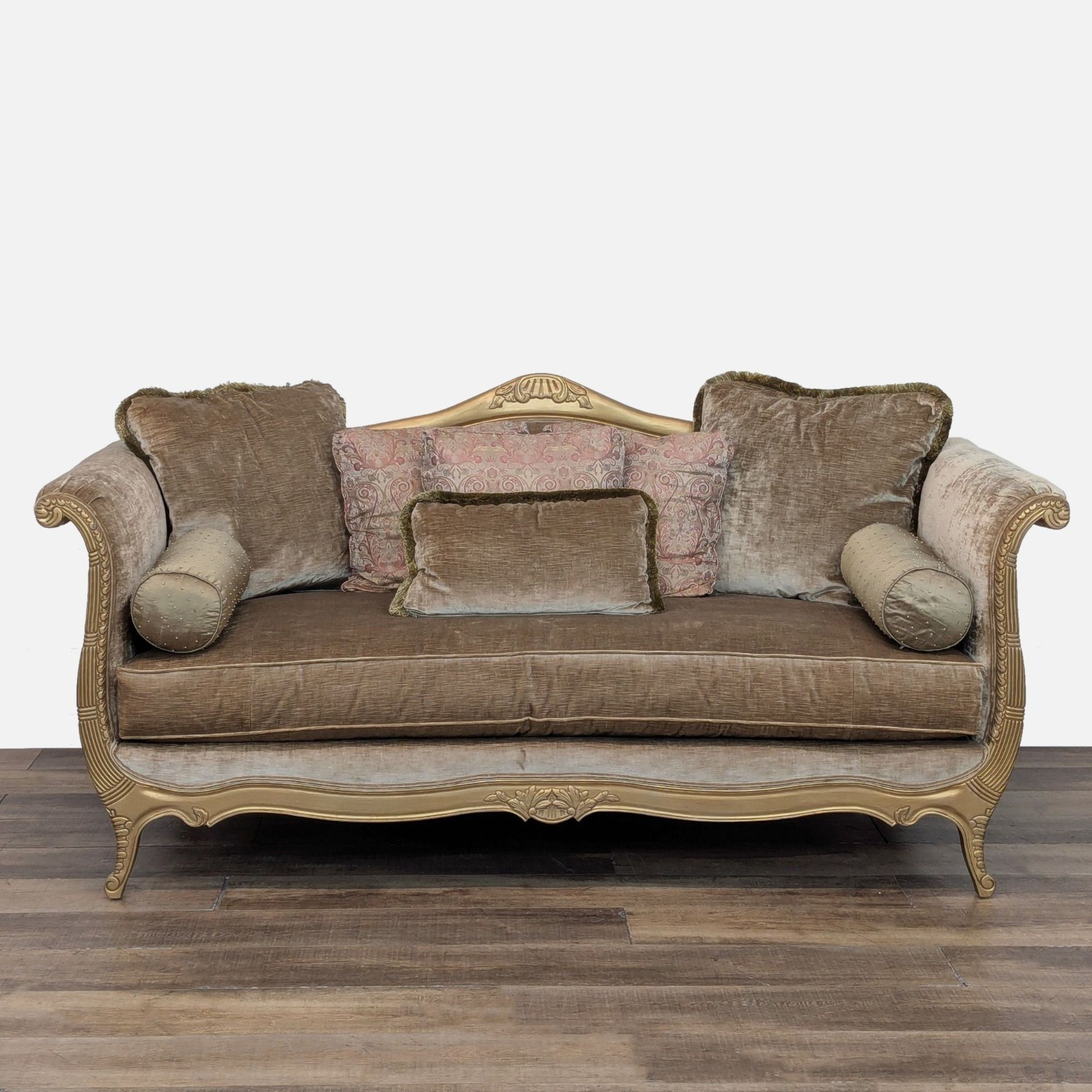 Drexel Heritage Rococo Style Sofa - image-1