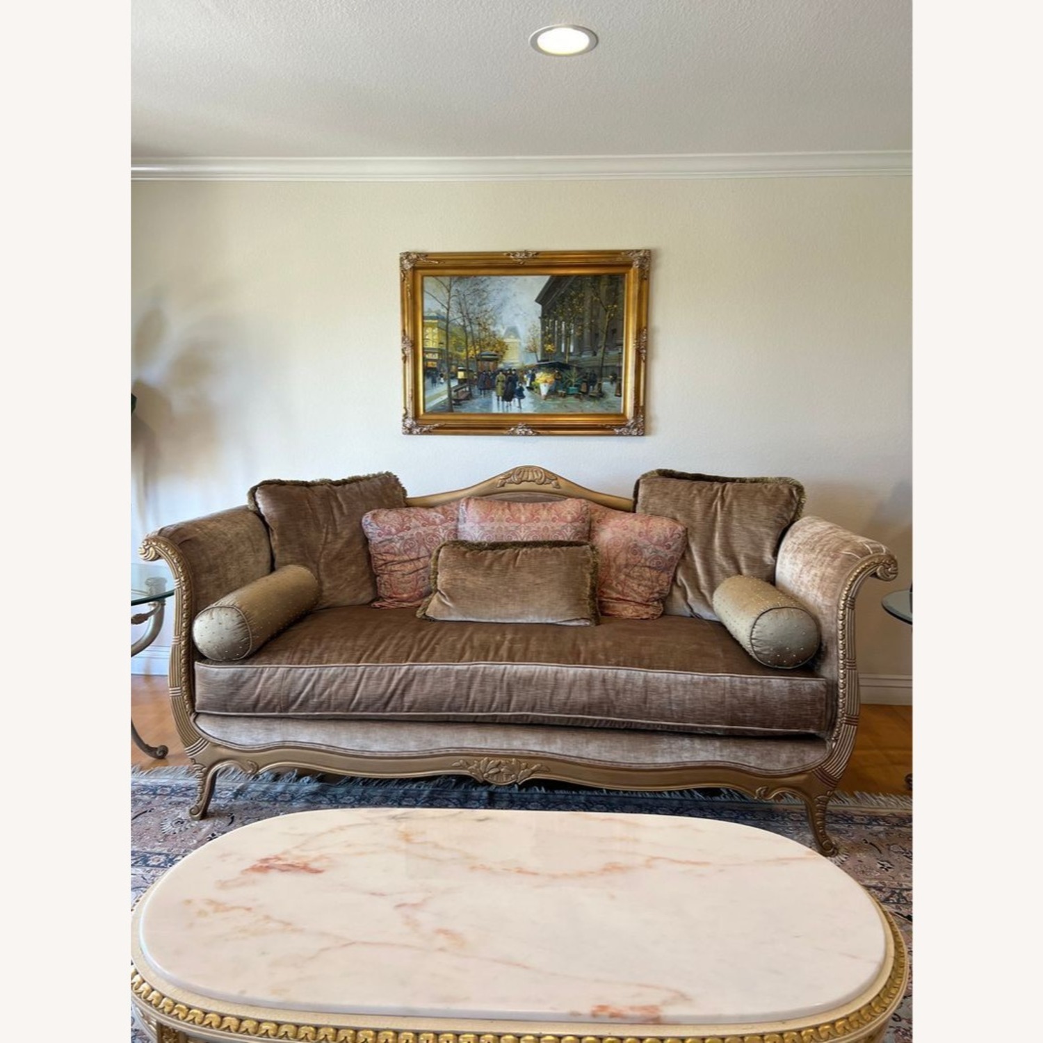 Drexel Heritage Rococo Style Sofa - image-10