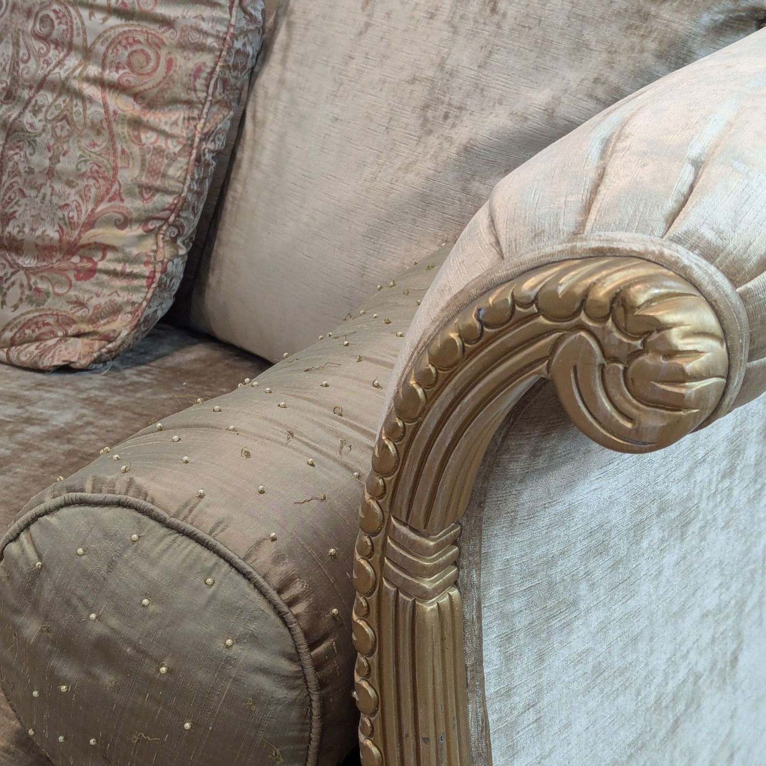 Drexel Heritage Rococo Style Sofa - image-6