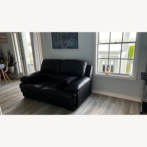 Used Softline A/S Dark Brown Loveseat for sale on AptDeco