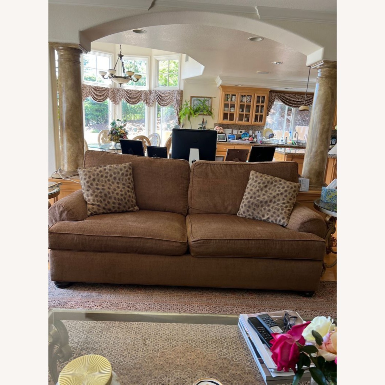 Ethan Allen Traditional 3-Seat Sofa - image-9