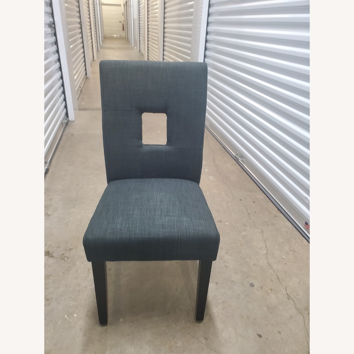 Andover Mills Dark Gray Linen Dining Chairs - image-2