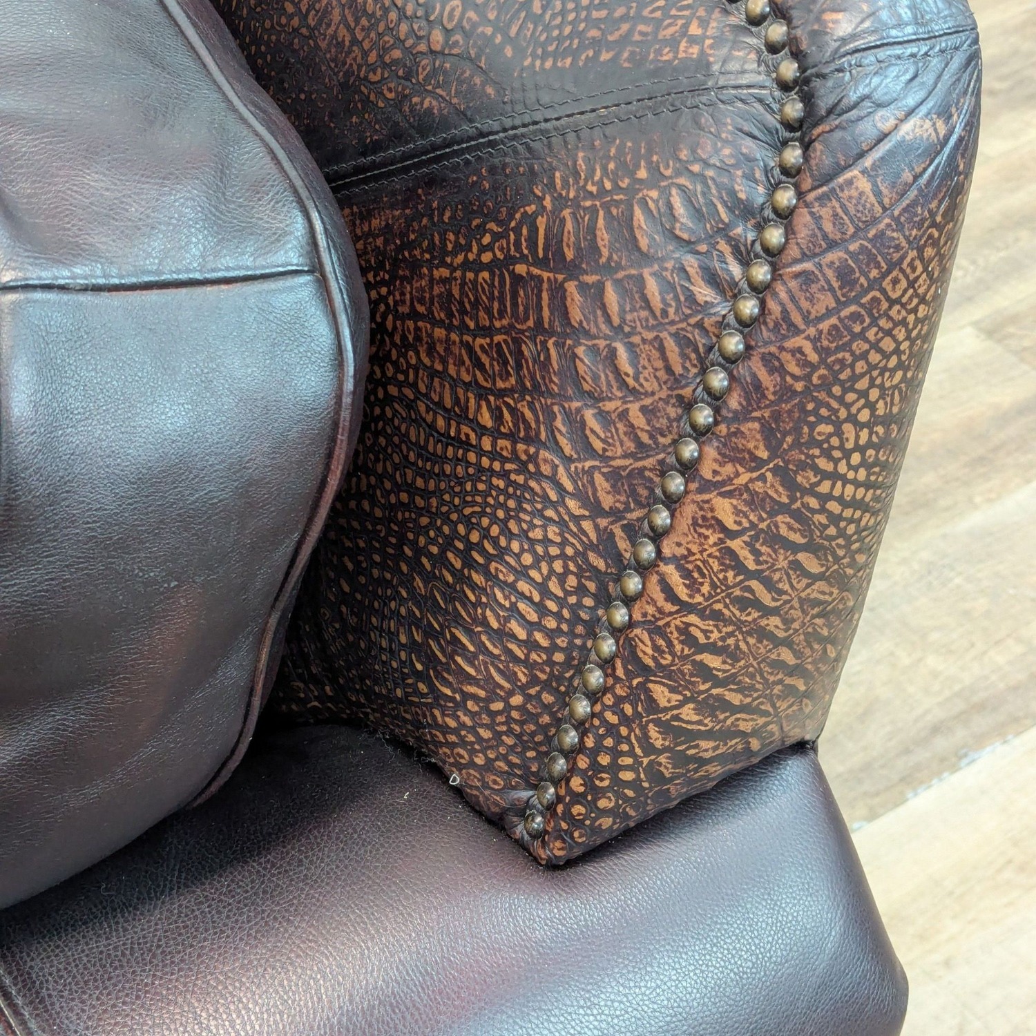 Classic Custom Brown Leather 3-Seat Sofa - image-8