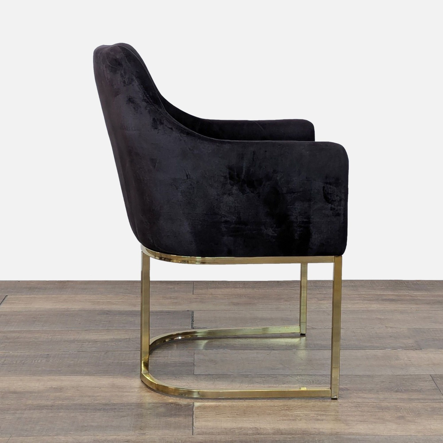 Noble House Contemporary Modern Black Velvet  - image-2