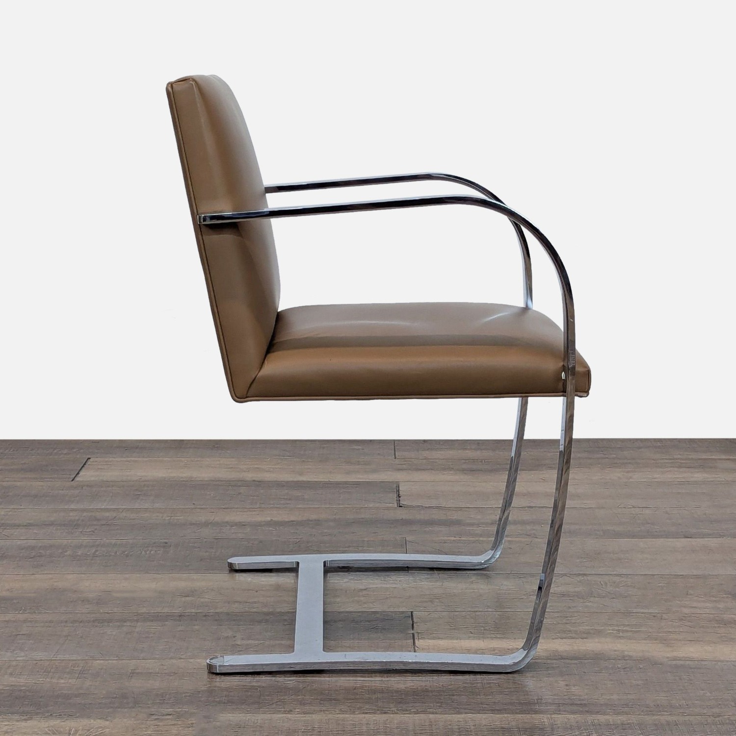 Knoll Brno Modern Leather Chair by Mies van - image-2