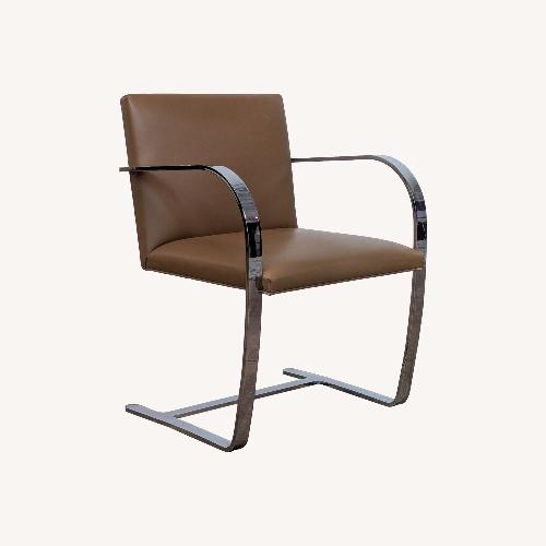 Used Knoll Brno Modern Leather Chair by Mies van for sale on AptDeco