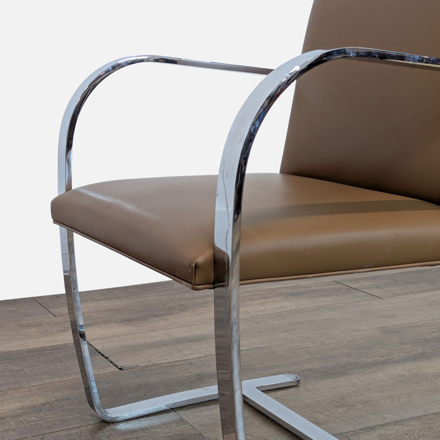 Knoll Brno Modern Leather Chair by Mies van - image-5