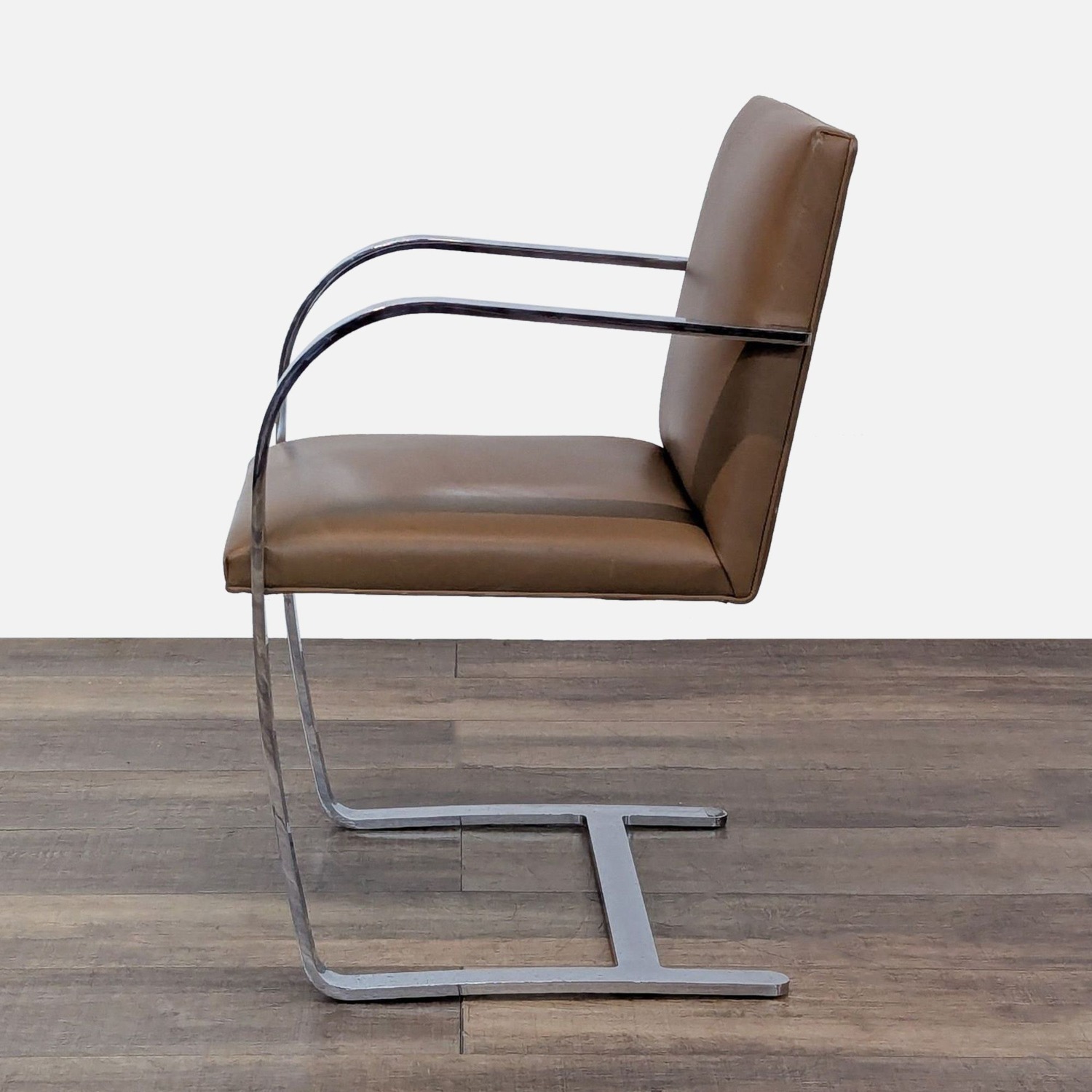 Knoll Brno Modern Leather Chair by Mies van - image-4