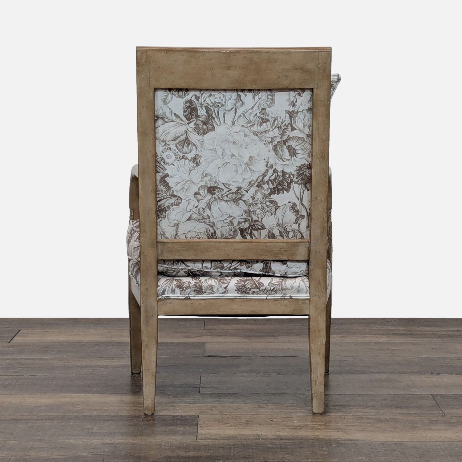 Vintage Style Accent Chair with Floral Cushions	 - image-5