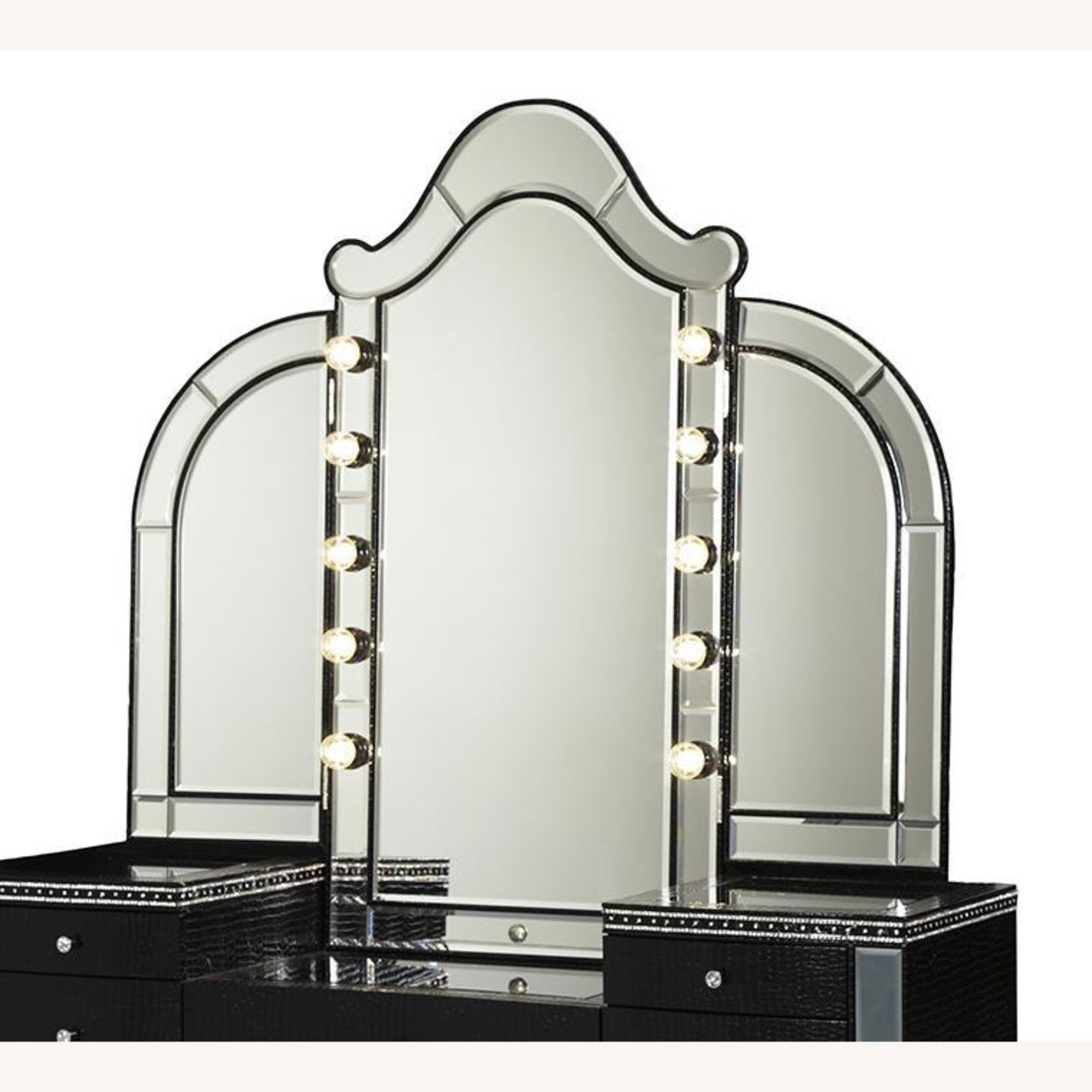 Michael Amini Furniture Designs Black Armoire - image-2