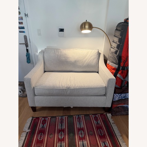 Used West Elm Light Gray Sleeper Sofa for sale on AptDeco
