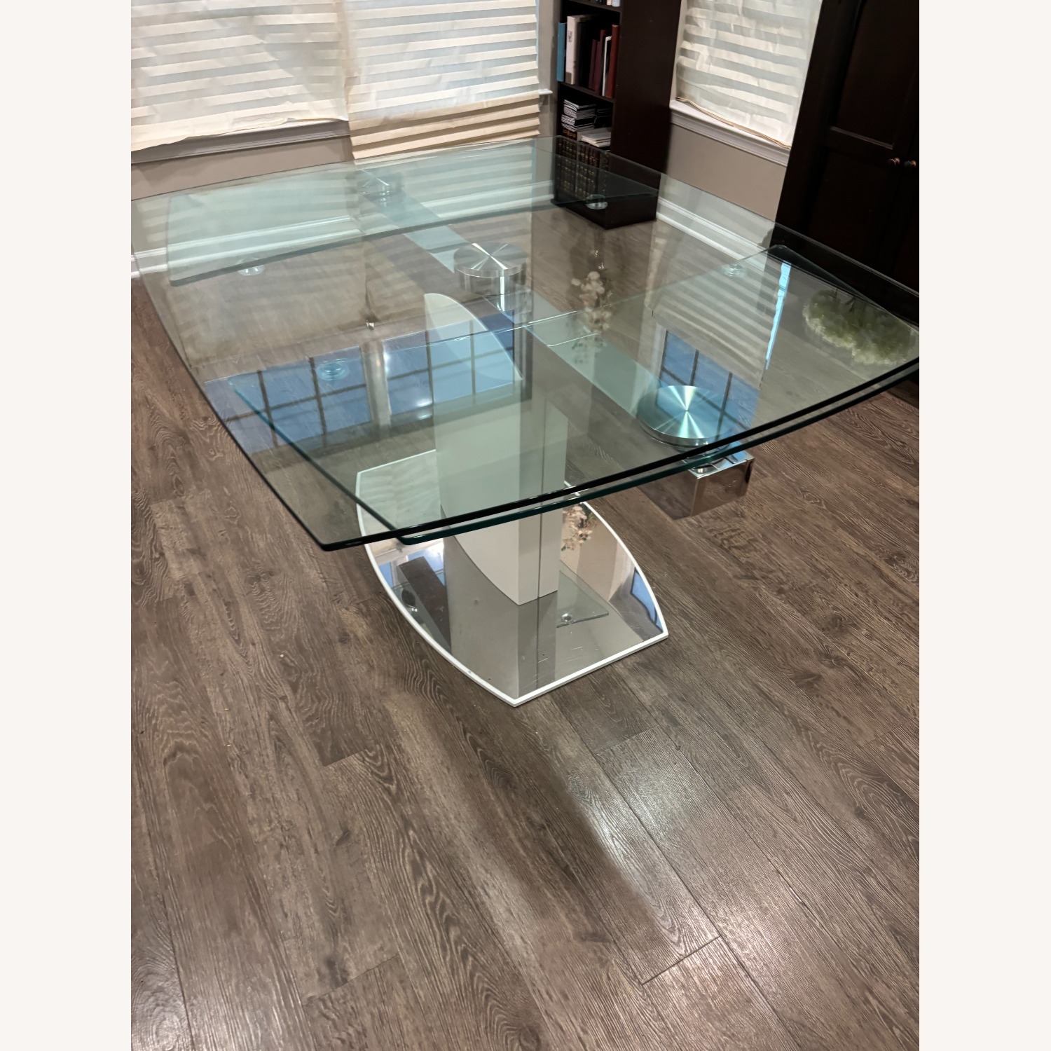 Caligaris Table with Glass Top - image-1