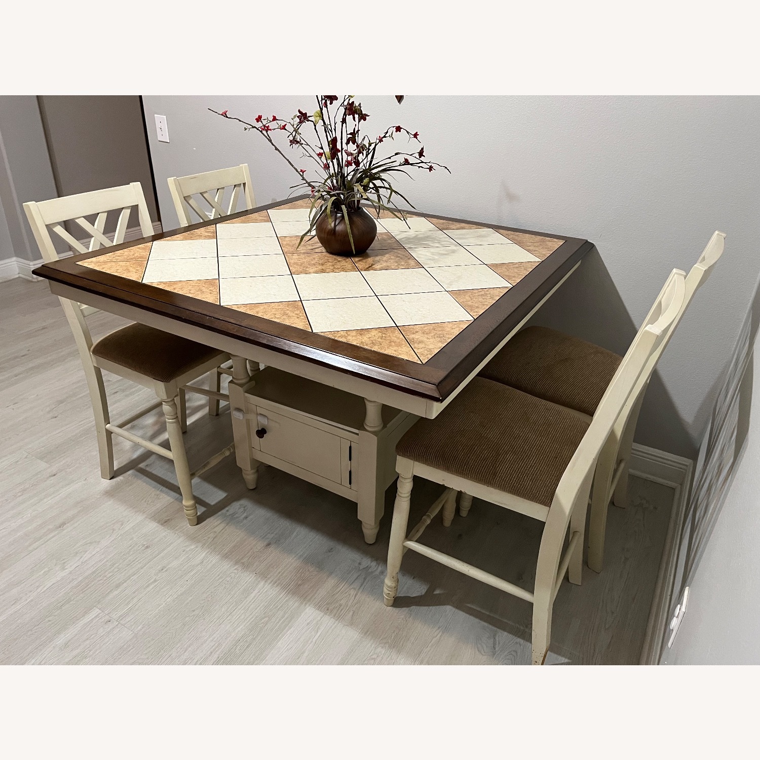 Beige and Brown Table - image-3