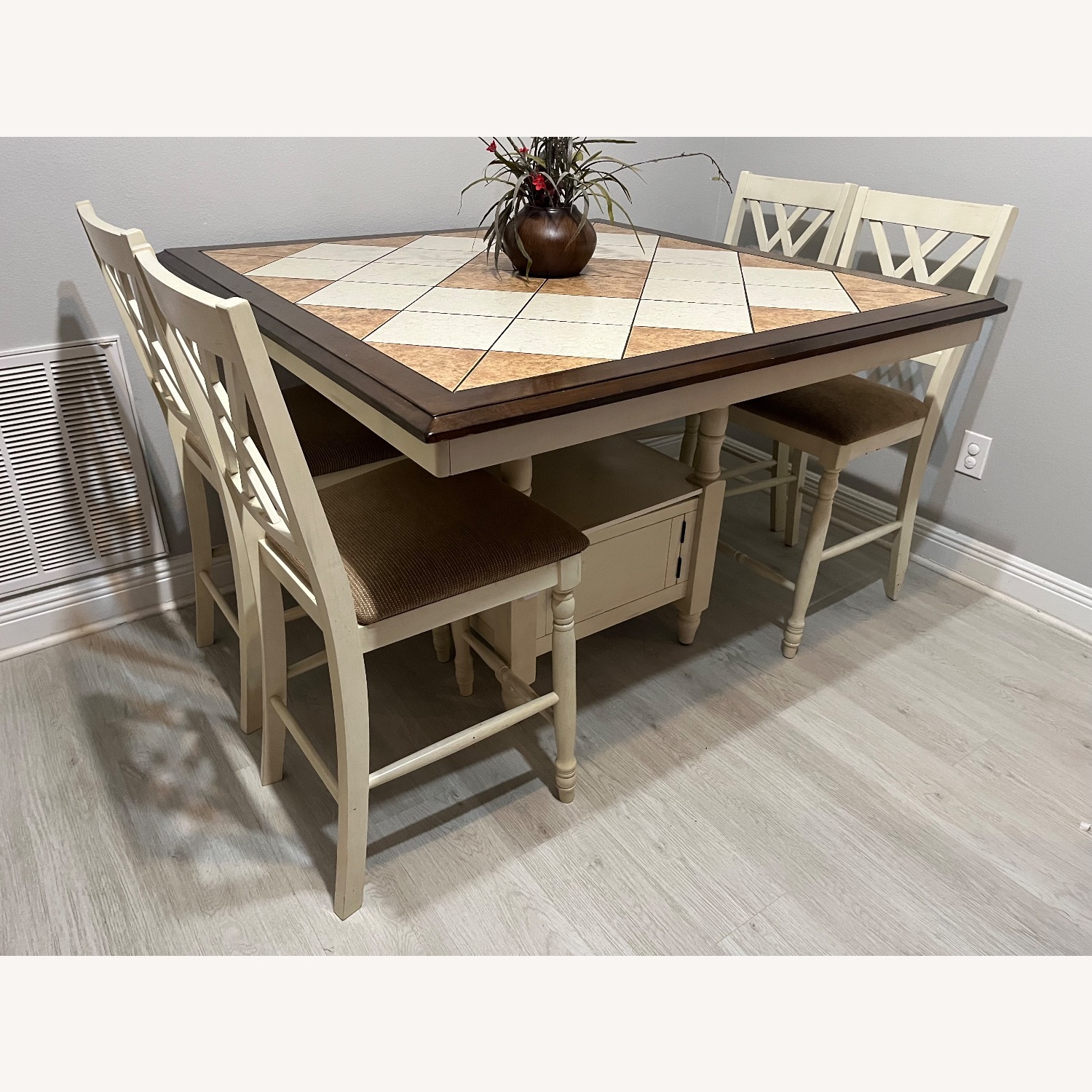 Beige and Brown Table - image-5
