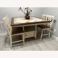 Beige and Brown Table
