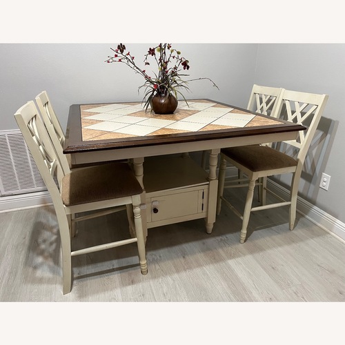 Used Beige and Brown Table for sale on AptDeco