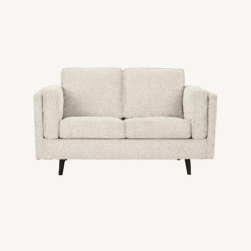 Used Ashley Maimz Loveseat in Sandstone  for sale on AptDeco
