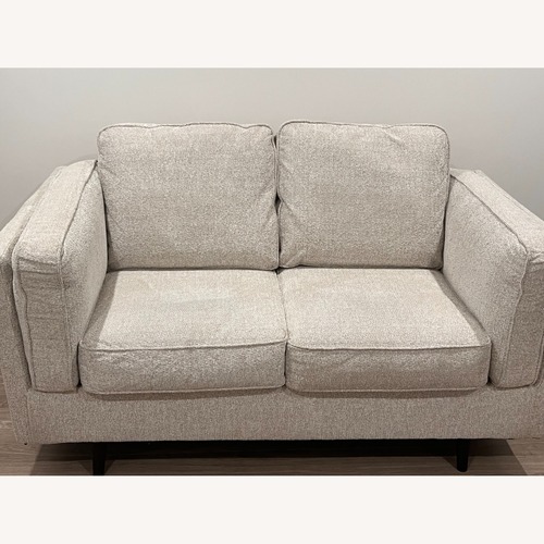 Used Ashley Maimz Loveseat in Sandstone  for sale on AptDeco