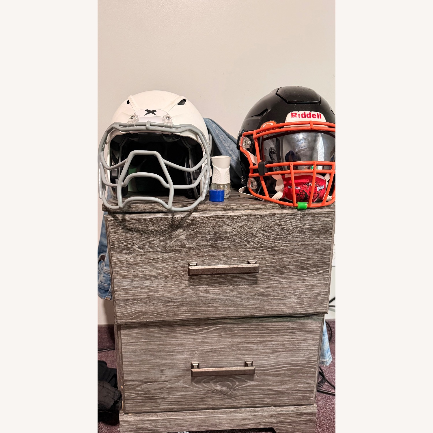 Dark Gray Wood Dresser - image-2