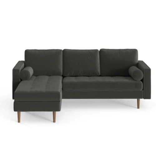 Used All Modern Gray Sectional Sofa W Right Chaise  for sale on AptDeco