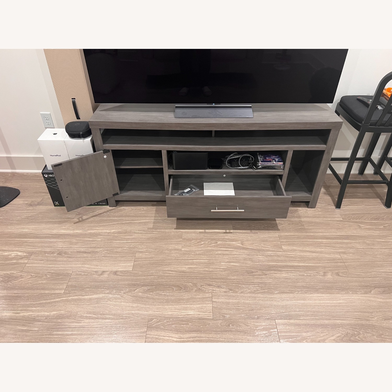 Insignia™ Gaming TV Stand Up to 65 Gray - image-2