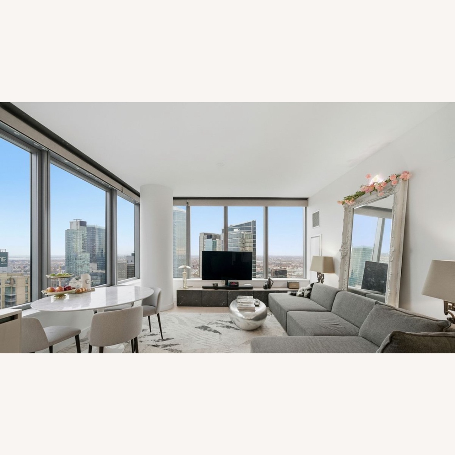 White Floor Mirror - image-2