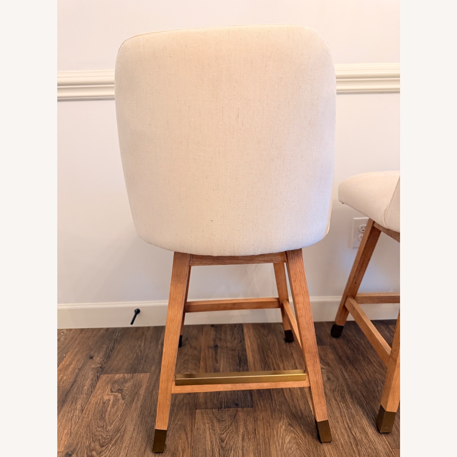 Serena & Lily Natural Wood Stools - image-3