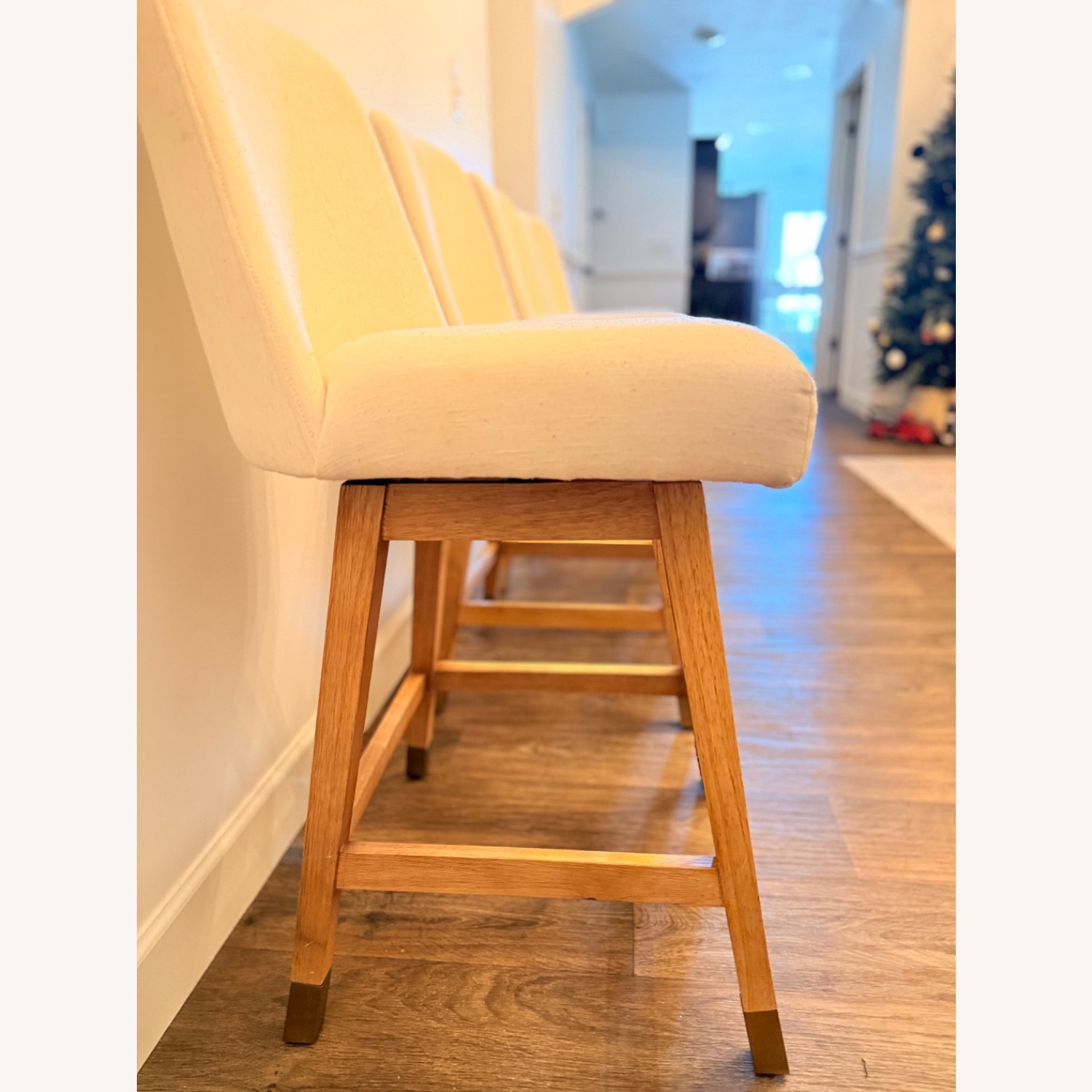 Serena & Lily Natural Wood Stools - image-2