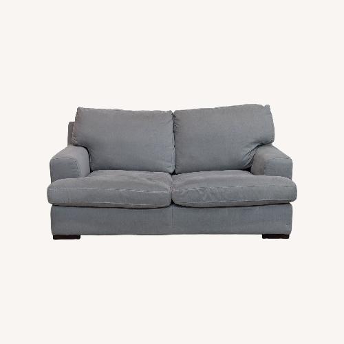 Used Contemporary Loveseat with Track Arms	 for sale on AptDeco