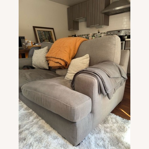 Used Contemporary Loveseat with Track Arms	 for sale on AptDeco